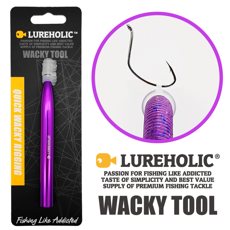 Fishing Lure Kit - LUREHOLIC 8 มม.12 มม.Wacky เครื่องมือ 10