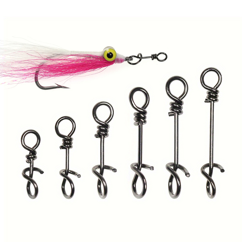 Fishing Lure Accessories - คลิปสปริงสแตนเลสสำหรับตกปลา ขนาด 10 มม. ~ 33
