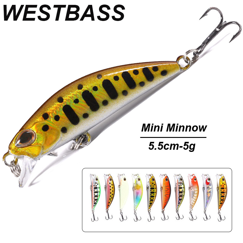 WESTBASS 1PX Micro Minnow Lure - Fishing Lure Spoon บทวิจารณ์และราคา