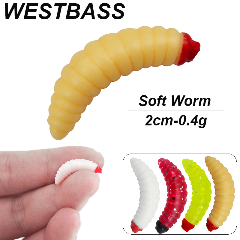 WESTBASS 20/50PCS ตัวอ่อน Swim - Fishing Lure Soft Plastic บทวิจารณ์และราคา