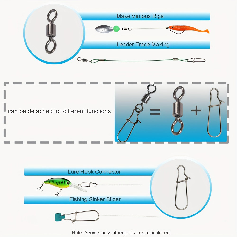 95/210 ชิ้นชุดอุปกรณ์เชื่อมต่อ - Fishing Lure Kit บทวิจารณ์และราคา