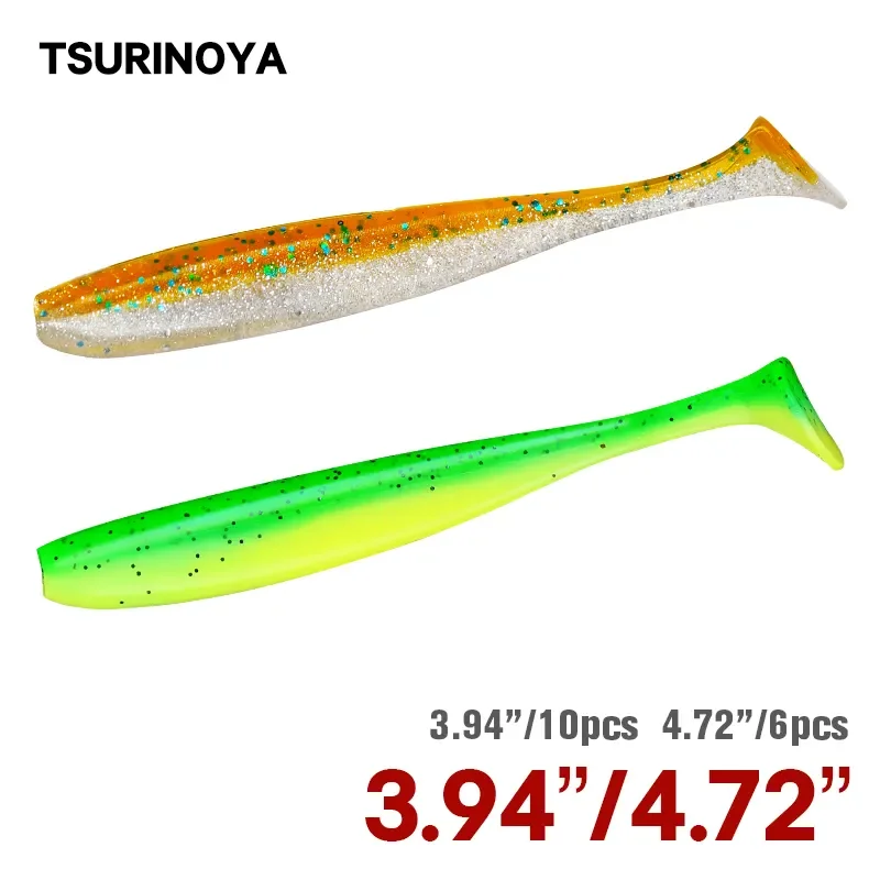 TSURINOYA ใหม่ขนาด 100 มม.120  - Fishing Lure Soft Plastic บทวิจารณ์และราคา