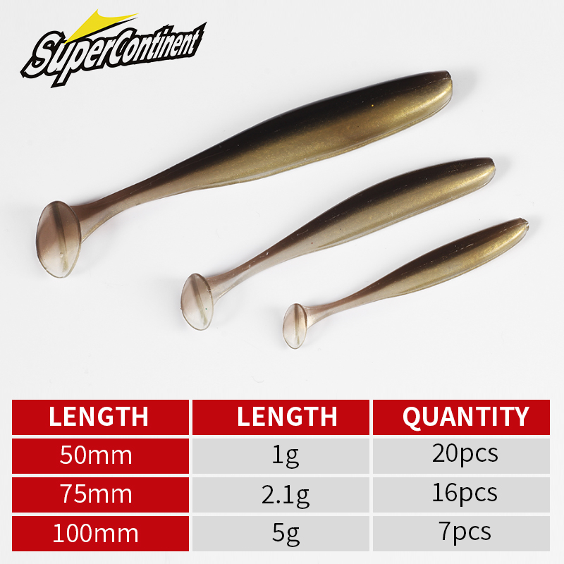2020 ใหม่ Supercontinent Soft  - Fishing Lure Soft Plastic บทวิจารณ์และราคา