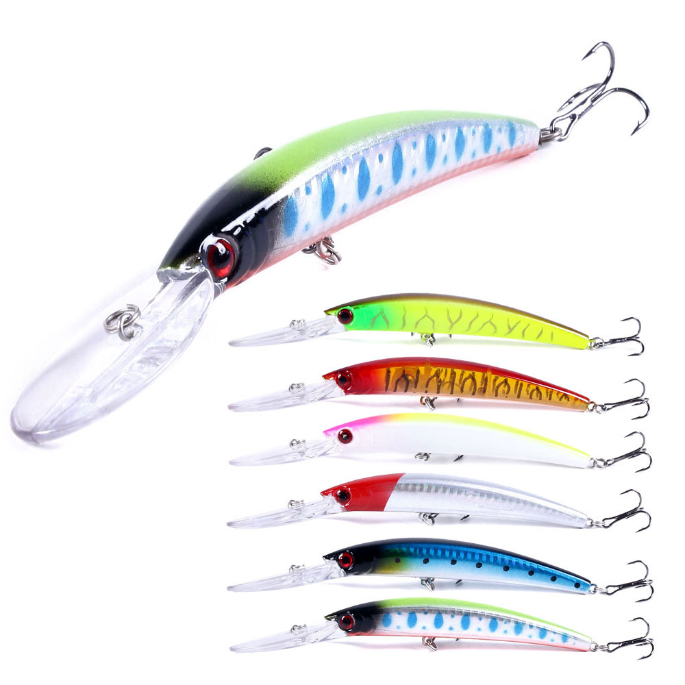 1PCS 15cm 15g ดําน้ําลึก Jerkb - Fishing Lure Crankbait บทวิจารณ์และราคา