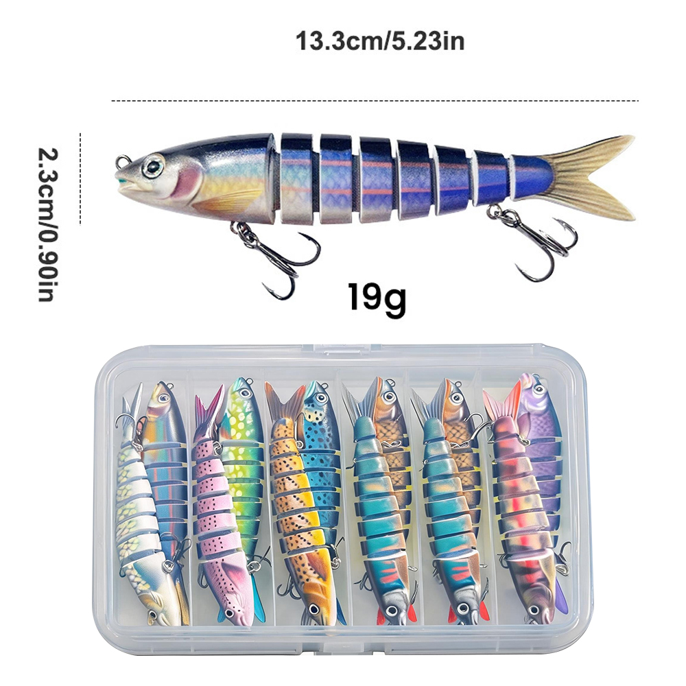 เหยื่อตกปลา 10 ชิ้น สำหรับปลาแ - Fishing Lure Swimbait บทวิจารณ์และราคา