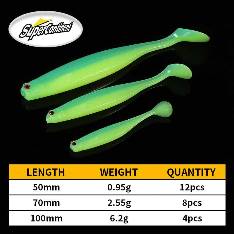 2022 Supercontinent ShadTeez 5 - Fishing Lure Soft Plastic บทวิจารณ์และราคา