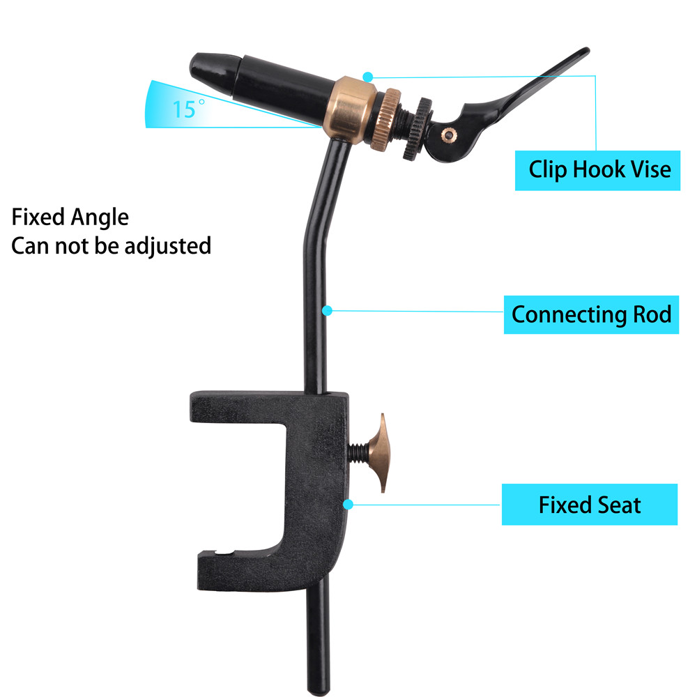 ROTARY Fly Tying Vise เครื่องม - Fishing Lure Kit บทวิจารณ์และราคา