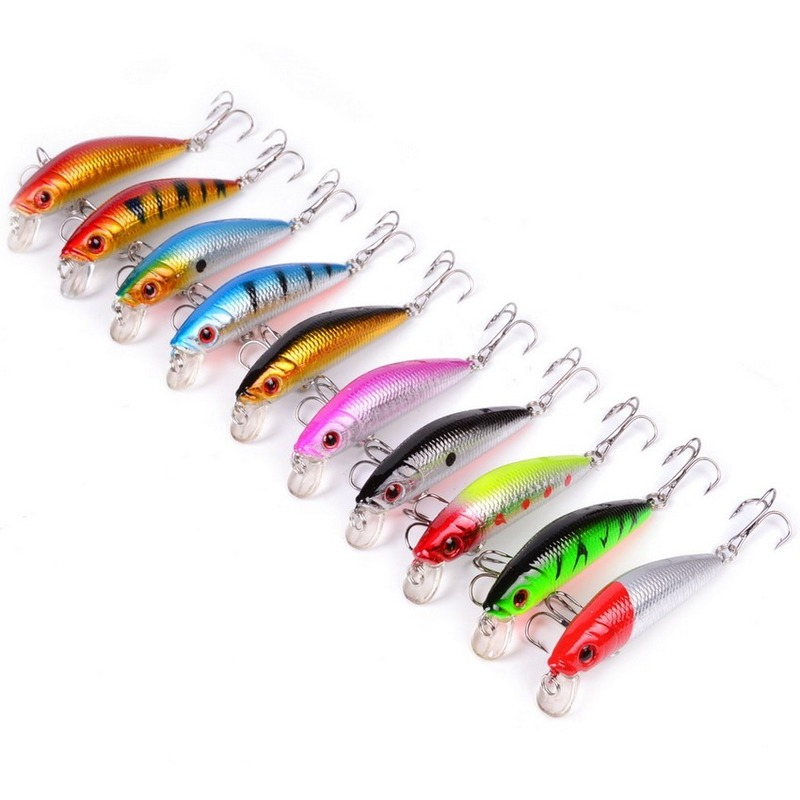 เหยื่อตกปลา 70mm 8g 3D Eyes Cr - Fishing Lure Soft Plastic บทวิจารณ์และราคา
