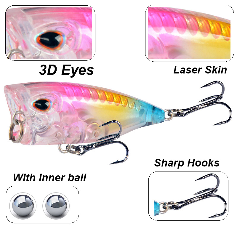 YUCONG 1PC Mini Popper Fishing - Fishing Lure Swimbait บทวิจารณ์และราคา